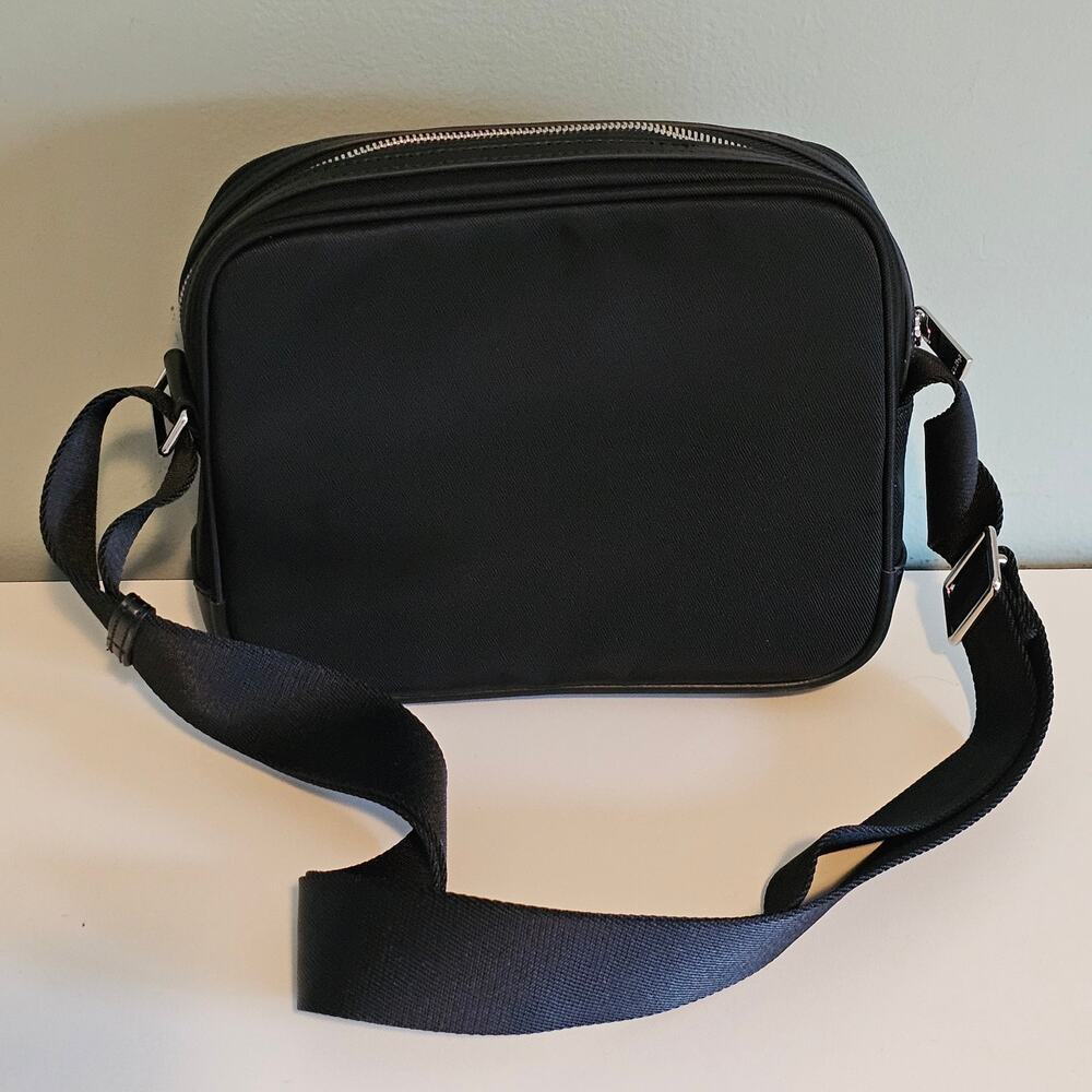 Le Tanneur Gaspard Black Small Crossbody Bag Nylon - Picture 2 of 8